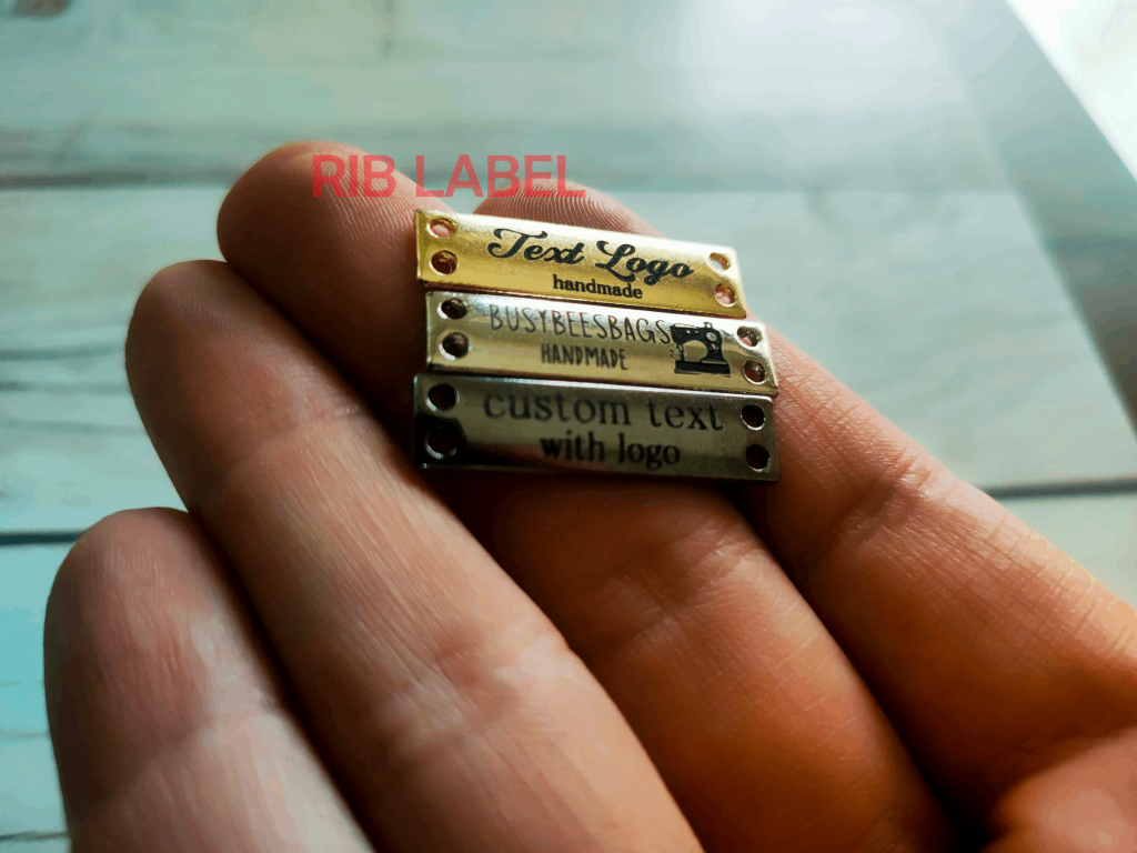 Metal Togs Sew on Metal Tags Customized 1.14