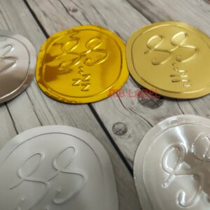 Embossed Sticker Customized